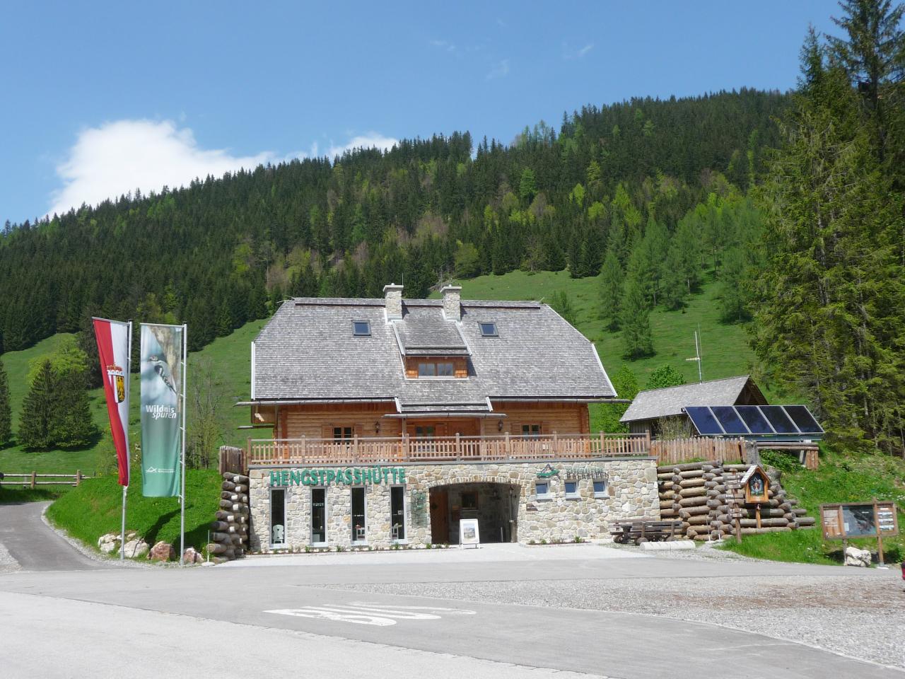Budova Informačního centra národního parku Hengstpasshütte