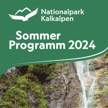 Nationalpark Kalkalpen Složka s prohlídkami rangerů v roce 2024.