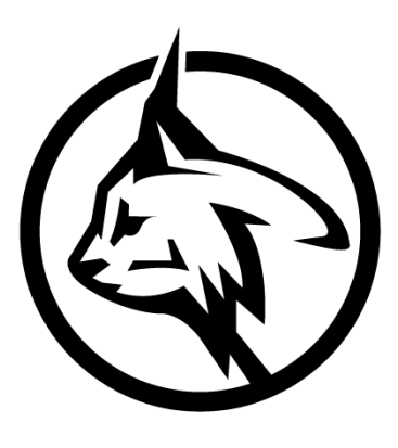 Logo Lynx Trail se stylizovanou rysí hlavou